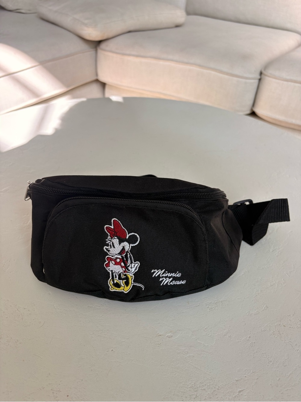 Disney Minnie Mouse Embroidered Fanny Pack / Belt Bag